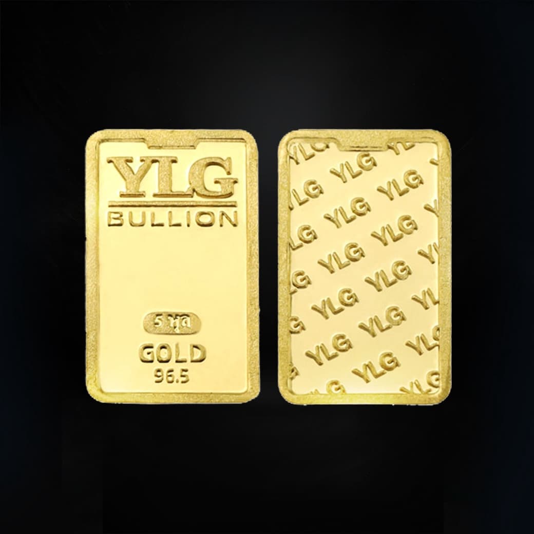 ทองแท่ง YLG แบบเหลี่ยม 5 หุล